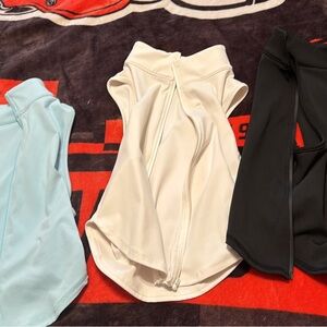 SHEIN Women's Tank Tops - White, Black, Light Blue